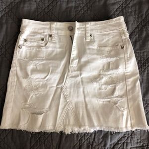 White American Eagle Mini Skirt